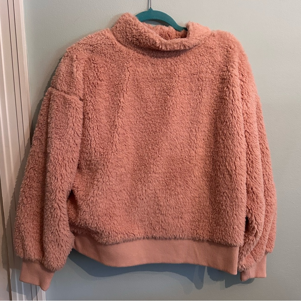 Gap Cozy Pink Fleece Pullover